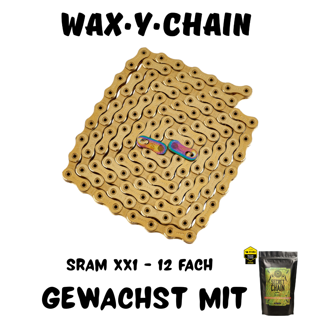 SRAM XX1 Rainbow / Gold / Schwarz gewachst | 12-fach